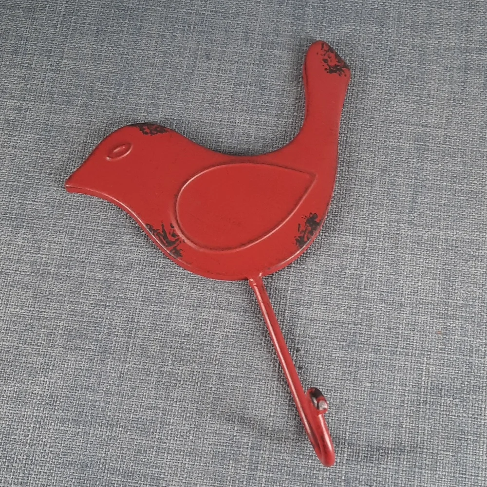 Wall Hooks Bird Birds Rustic Urban Farmhouse Home Coat Utility Laundry Room